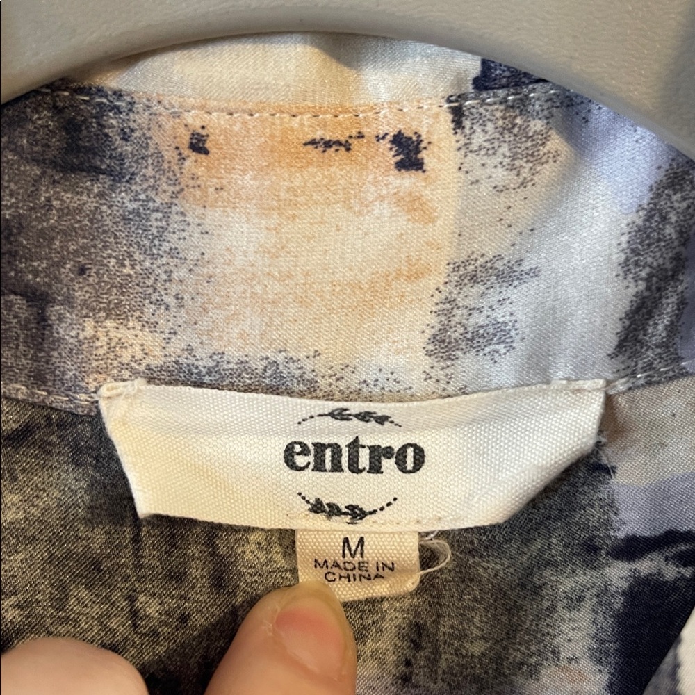 Entro Multicolor Abstract Dress Size M - Picture 3 of 7